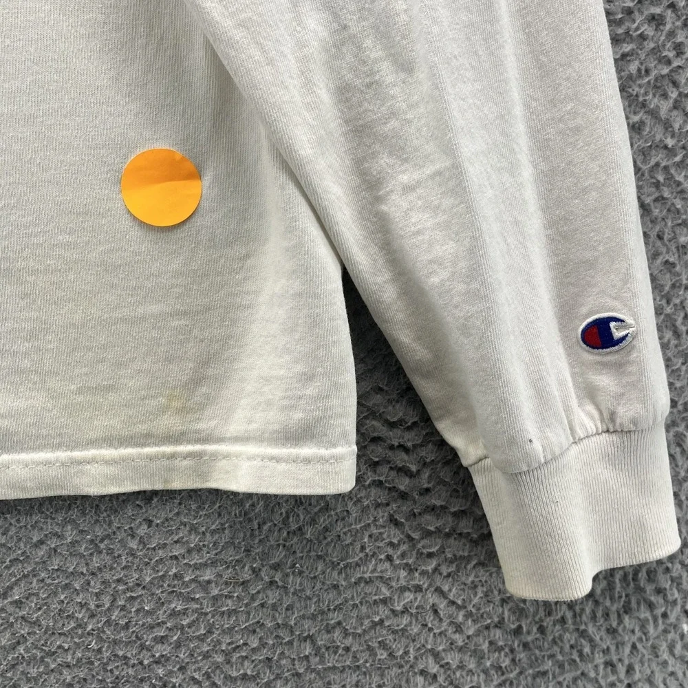 Vintage Champion Henley Zip Shirt Men's Large Preppy‎ 90's Sportswear University